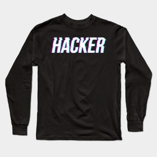 Hacker - Cyberpunk Long Sleeve T-Shirt